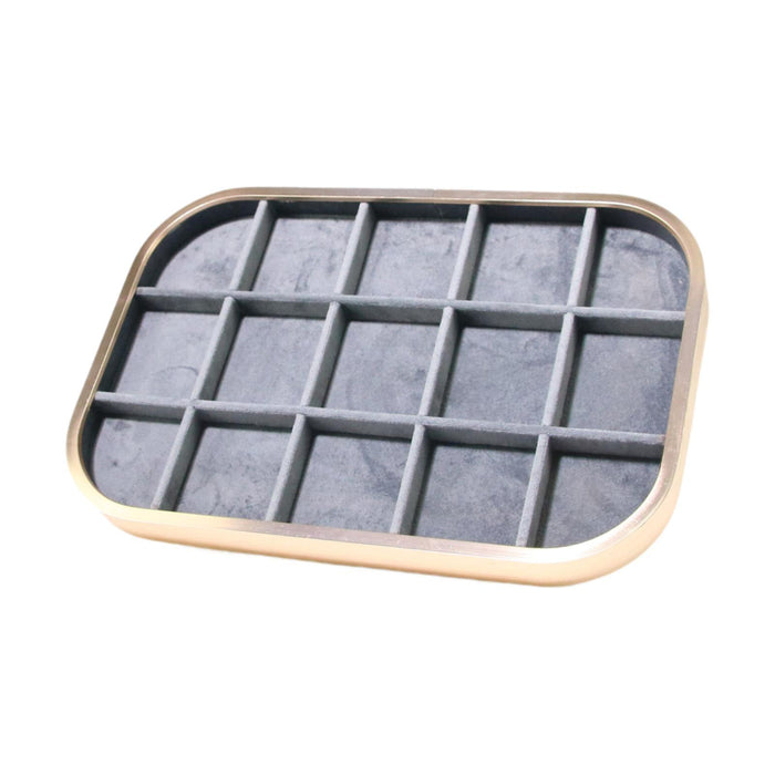 Crofta Jewelry Tray Container Jewelry Holder Jewelry Storage Tray for Store