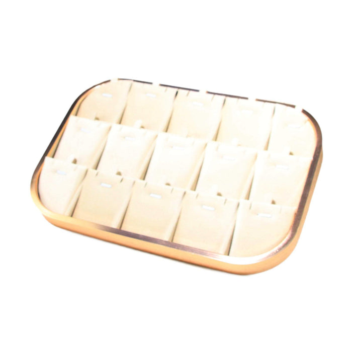 Crofta Jewelry Tray Jewelry Storage for Live Broadcasting Photography Shopping Mall 15 Slots