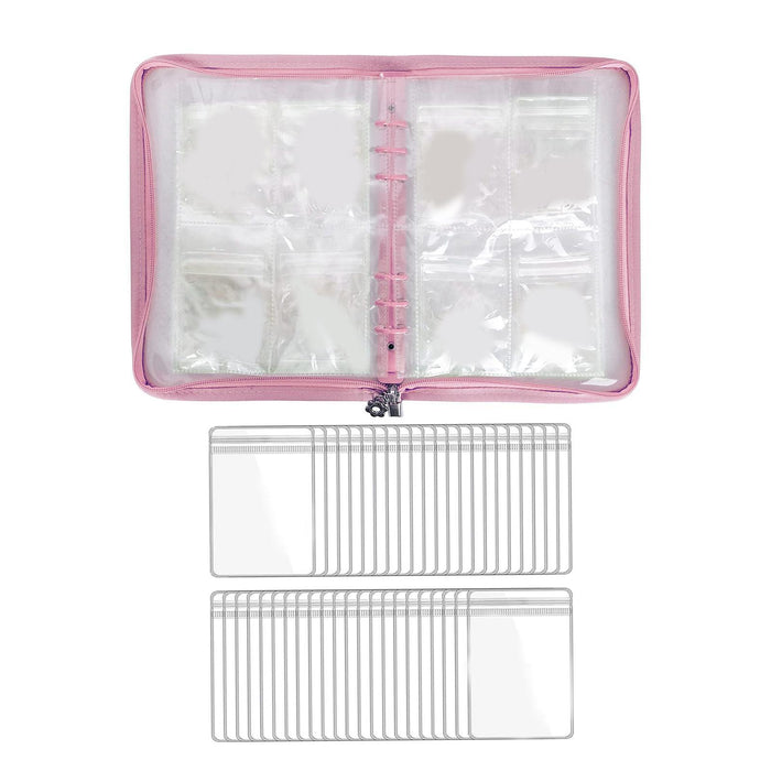 Crofta Earring Organizer Case Jewelry Organizer for Bedroom Brooches Gifts Pink