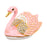 Crofta Swan Jewelry Box Ring Box Animal Statue for Tabletop Centerpiece Photo Props Pink