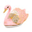 Crofta Swan Jewelry Box Ring Box Animal Statue for Tabletop Centerpiece Photo Props Pink