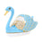 Crofta Swan Jewelry Box Ring Box Animal Statue for Tabletop Centerpiece Photo Props Blue