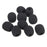 Crofta 10 Pieces Sponge Foam Lapel Mic Windsceen Covers With 5 Pieces Metal Tie Crocodile Clips for Lavalier Microphone Parts