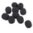 Crofta 10 Pieces Sponge Foam Lapel Mic Windsceen Covers With 5 Pieces Metal Tie Crocodile Clips for Lavalier Microphone Parts