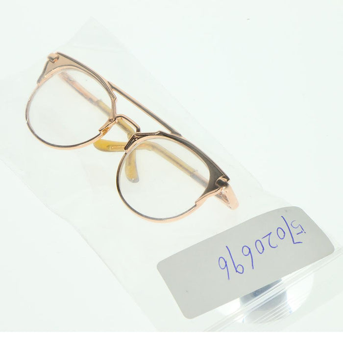 Crofta Cat Eye Metal Frame Sunglasses for Blythe Doll Clear Lens