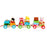 Crofta Stacking Train Toy Fun Classic Wooden Toddler Toy for Boys and Girls Toddler Farm trailers