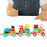 Crofta Stacking Train Toy Fun Classic Wooden Toddler Toy for Boys and Girls Toddler Farm trailers