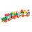 Crofta Stacking Train Toy Fun Classic Wooden Toddler Toy for Boys and Girls Toddler Animal trailers