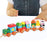 Crofta Stacking Train Toy Fun Classic Wooden Toddler Toy for Boys and Girls Toddler Animal trailers