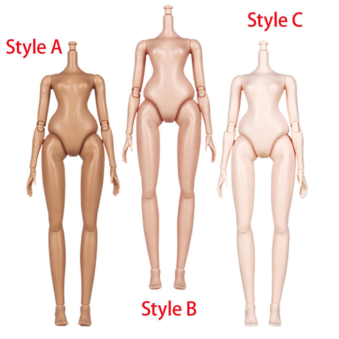 Crofta 1/6 Action Figure Move Joints 1/6 Scale Female Body Decorations Ornament DIY style A