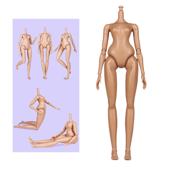 Crofta 1/6 Action Figure Move Joints 1/6 Scale Female Body Decorations Ornament DIY style A