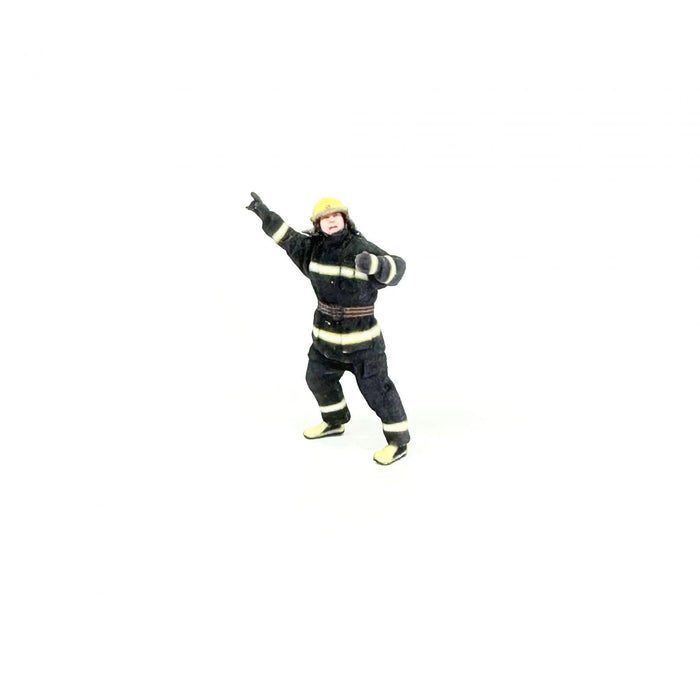 Crofta 3Pcs Miniature Firefighter Figures Collection for Diorama Building DIY Scene 87th