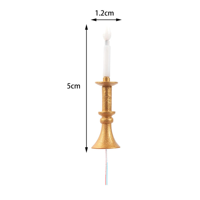 Crofta HO Scale Chandelier 1:87 Ceiling Light for Miniatures Diorama Scenery Layout