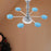 Crofta 1:87 Scale Ceiling Pendant Light for Layout Doll House Decor Micro Landscape gray light blue