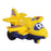 Crofta Deformation Robot Vechile Toys Transformable for Party Toy Travel Boys Girls Plane Yellow