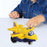 Crofta Deformation Robot Vechile Toys Transformable for Party Toy Travel Boys Girls Plane Yellow