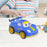 Crofta Deformation Robot Vechile Toys Transformable for Party Toy Travel Boys Girls Blue Car