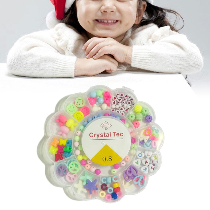 Crofta Kids Beads Set Ornament Children Beads Set for Birthday Hairband Girls style C