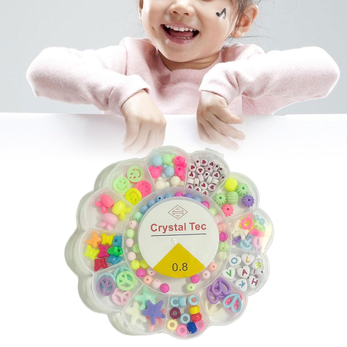 Crofta Kids Beads Set Ornament Children Beads Set for Birthday Hairband Girls style C