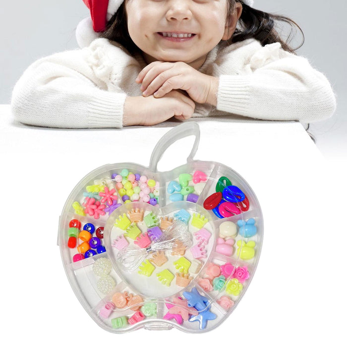 Crofta Kids Beads Set Ornament Children Beads Set for Birthday Hairband Girls style E