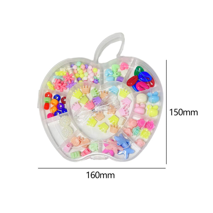 Crofta Kids Beads Set Ornament Children Beads Set for Birthday Hairband Girls style E