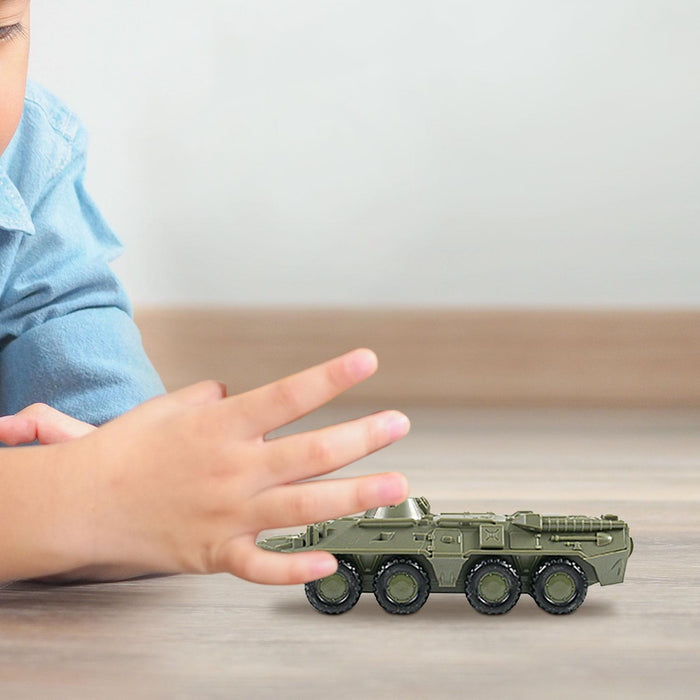 Crofta 1/72 Tank Model Desk Decor Tank Truck 4D Model for Boys Girls Birthday Gifts Style C