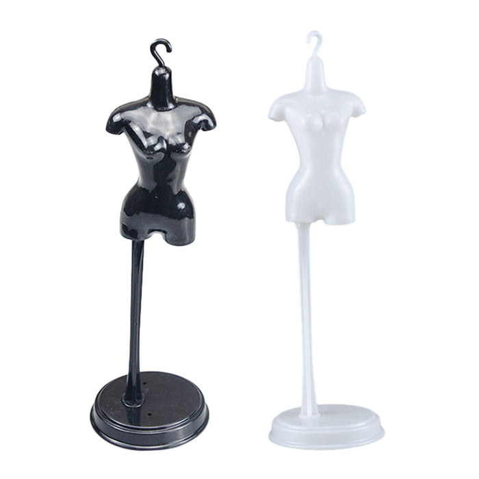 Crofta 1:6 Dollhouse Miniature Stable Mannequin Stand Doll Holder Stand Accessories white