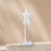 Crofta 1:6 Dollhouse Miniature Stable Mannequin Stand Doll Holder Stand Accessories white