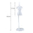 Crofta 1:6 Dollhouse Miniature Stable Mannequin Stand Doll Holder Stand Accessories white