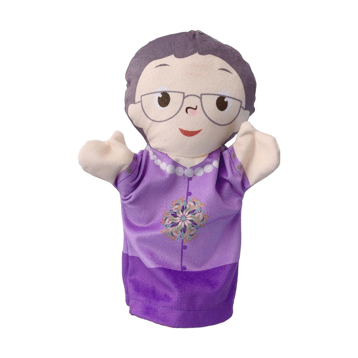 Crofta Family Hand Puppets Teaching Role Play Developing Intelligence Finger Puppet Grandmother