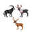 Crofta Educational Animal Model Party Favors Playset for Ages 3+ Animal Toy Figures Antelope