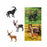 Crofta Educational Animal Model Party Favors Playset for Ages 3+ Animal Toy Figures Antelope