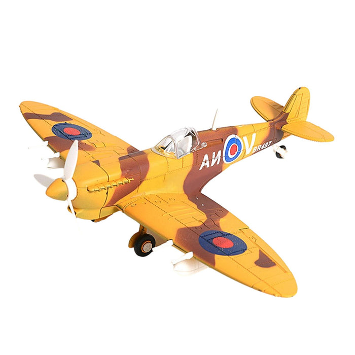 Crofta 1:48 Scale Plane Model Ornament Desk Decor Collectibles Fighter Building Set Yellow