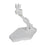 Crofta Action Bases Adjustable Assembly for Action Figure TG Model Support Stand white