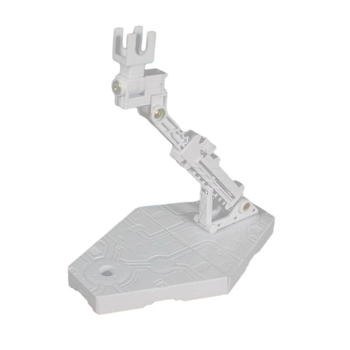 Crofta Action Bases Adjustable Assembly for Action Figure TG Model Support Stand white