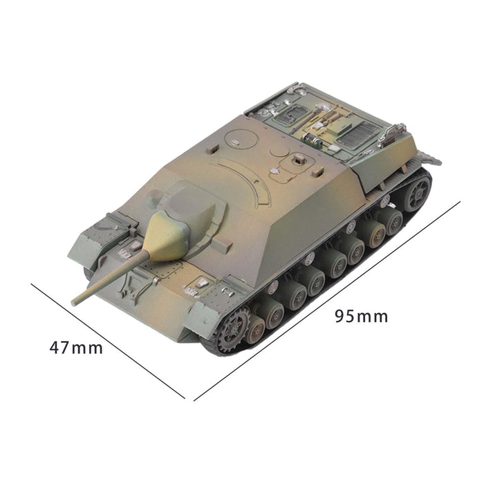 Crofta 1:72 Scale Tank Model Kits DIY Assemble Collection for Children Girls Adults Green