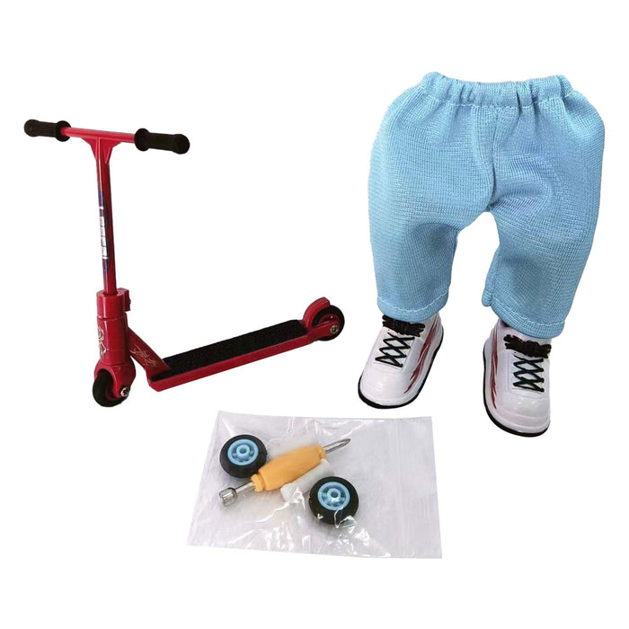 Crofta Alloy Finger Scooter Fun Toy Fingertip Balance Scooter for Party Favors Kids