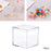 Crofta 10Pcs Mini Acrylic Display Case Shop Organizer for Crafts Toys Diecast Model 4.5x4.5x4.5cm