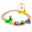 Crofta Wooden Train Set for Toddlers Kids Valentines Day Gifts for Preschool Age 3~6