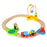 Crofta Wooden Train Set for Toddlers Kids Valentines Day Gifts for Preschool Age 3~6