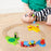 Crofta Wooden Train Set for Toddlers Kids Valentines Day Gifts for Preschool Age 3~6