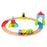 Crofta Wooden Train Set for Toddlers Kids Valentines Day Gifts for Preschool Age 3~6