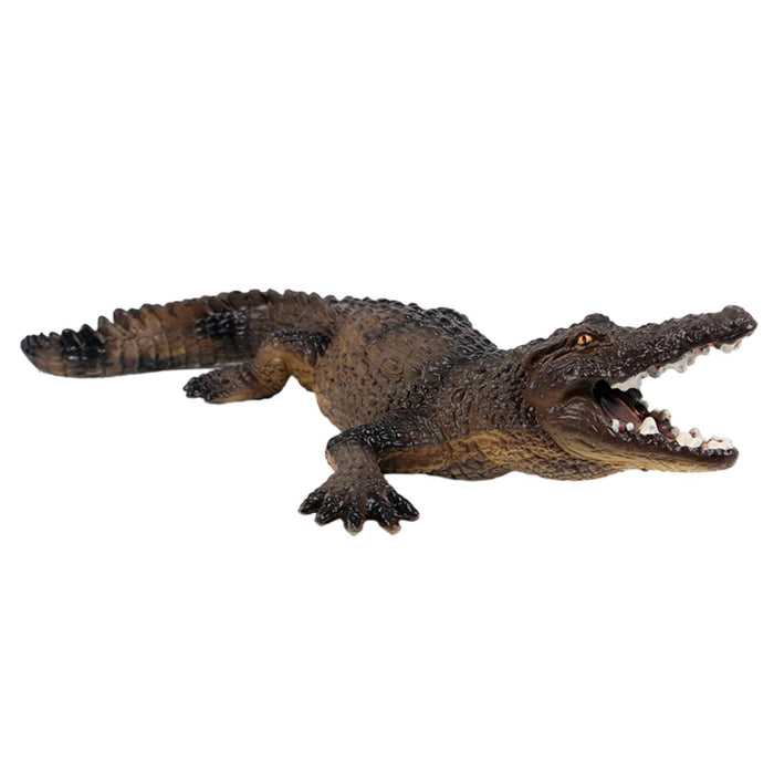 Crofta Realistic Crocodile Figurines Preschool Animals for Children Birthday Gift