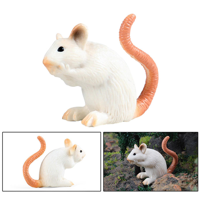 Crofta Mice Toy Sculptures Mouse Model for Holiday Kindergarten Party Supplies