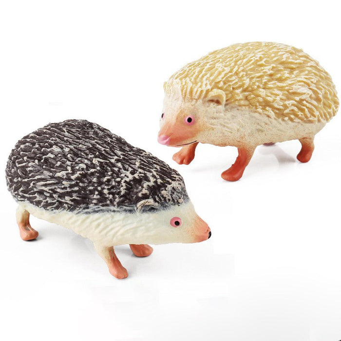 Crofta Animal Figure Statue Educational Model for Parties Desktop Decor Cake Topper walking hedgehog