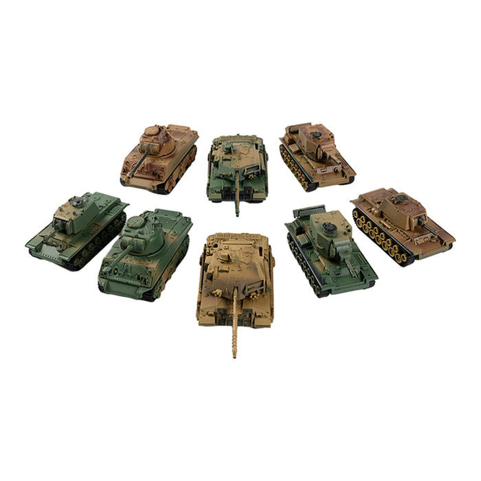 Crofta 8x 1/72 Tank Model Kits 4D Puzzle Games for Collectibles Party Favors Adults Style C