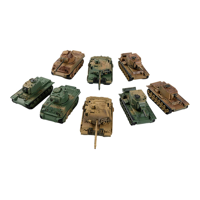 Crofta 8x 1/72 Tank Model Kits 4D Puzzle Games for Collectibles Party Favors Adults Style C