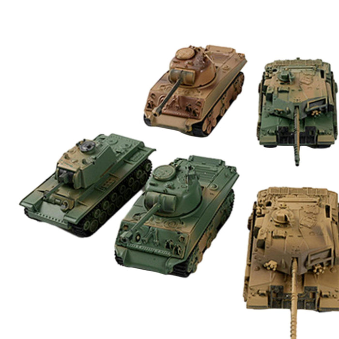 Crofta 8x 1/72 Tank Model Kits 4D Puzzle Games for Collectibles Party Favors Adults Style C