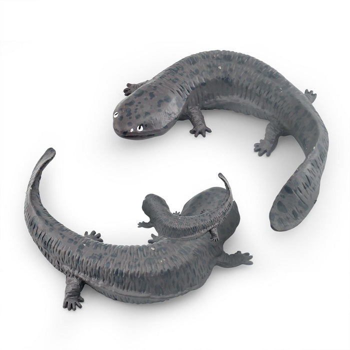 Crofta Salamander Toy Figurine Ages 3+ Boys Girls Simulation Wildlife Animal Statue gray