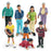 Crofta Miniature Figure Painted Movie Scene Collection Desktop Ornament Tiny People Grandfather